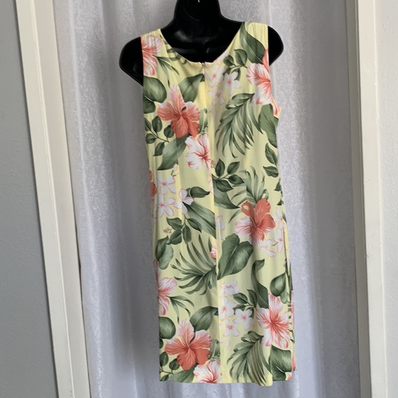 Hawaiian Print Dress Sz: M - Picture 2 of 8